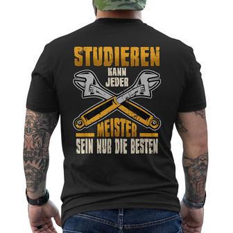 Car Mechatronic Car Workshop Slogan T-Shirt mit Rückendruck - Geschenkecke