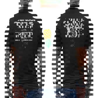 Cruise Mode Vacation Upside Down Pineapple Swinger Men's T-shirt Back Print - Thegiftio UK