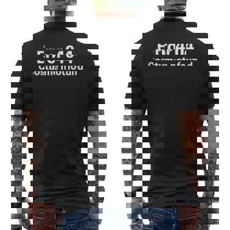 Error 404 Costume Not Found For Geek Nerd Halloween Men's T-shirt Back Print - Thegiftio UK