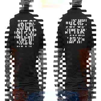 Football Baseball I Just Hope Both Teams Have Fun Men's T-shirt Back Print - Thegiftio