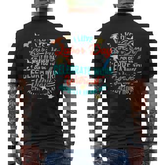 Labor Day Quote Day Off Work Men's T-shirt Back Print - Monsterry