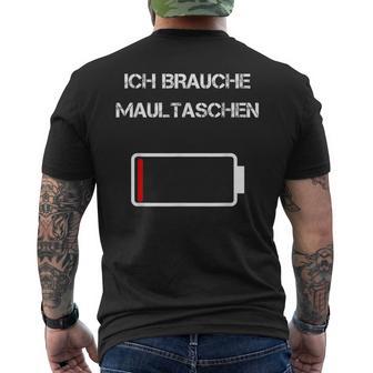 Mouth Pockets Saying Schwaben Ländle T-Shirt mit Rückendruck - Geschenkecke