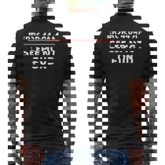 Programming Programmers Developers Coders 404 Error T-shirt da uomo con stampa posteriore - Novitaregali