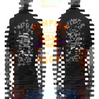 Runner Costume Halloween Pumpkin Running Marathon Team Men's T-shirt Back Print | Seseable UK