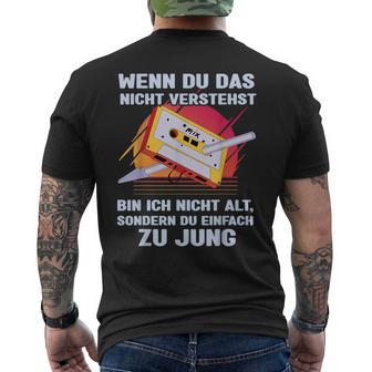 Saying Band Salad 80S 90S Retro Cassette T-Shirt mit Rückendruck - Geschenkecke