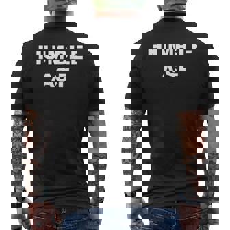 Saying Humble Asf Men's T-shirt Back Print | Mazezy