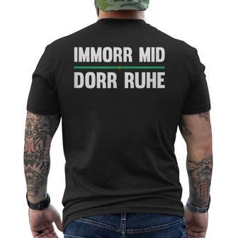 Saying Sächsischer Dialect For Saxony T-Shirt mit Rückendruck - Geschenkecke