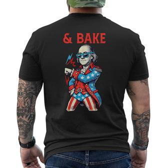 Shake And Bake 4Th Of July Couple Matching & Bake Men's T-shirt Back Print - Monsterry AU