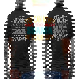 Shania Personalized First Name Joke Item Men's T-shirt Back Print - Thegiftio UK