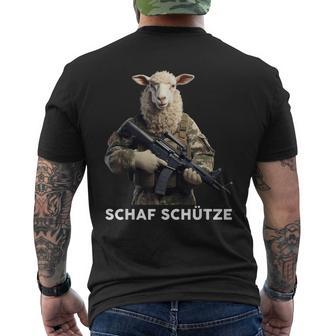 Sheep Sheep Sagittarius Sniper Sheep Sniper T-Shirt mit Rückendruck - Geschenkecke