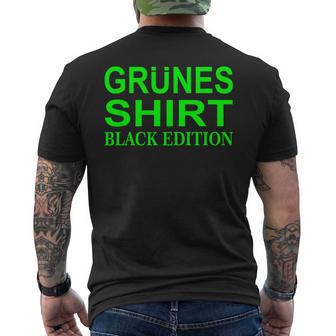 Slogan Green Edition T-Shirt mit Rückendruck - Geschenkecke