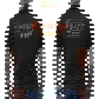Turkey Gravy Train Thanksgiving Retro Vintage Top Men's T-shirt Back Print - Monsterry