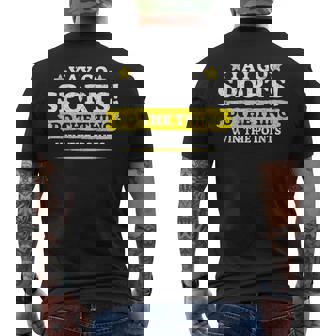 Vintage Yay Go Sports Do The Thing Win The Points Men's T-shirt Back Print - Thegiftio UK