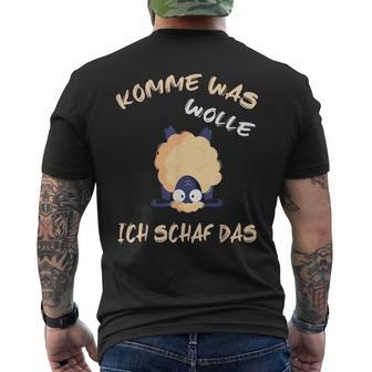 Word Game With Sheep Komme Was Wolle Ich Schaf Das T-Shirt mit Rückendruck - Geschenkecke