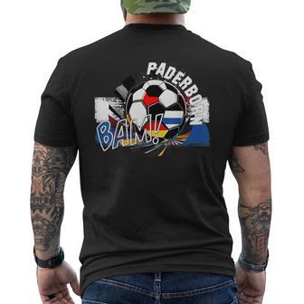 Fussball Ist Leben Paderborn Fan T-Shirt mit Rückendruck - Seseable