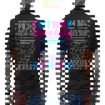 Future Video Game Developer Gaming er Programmer Men's T-shirt Back Print - Thegiftio UK