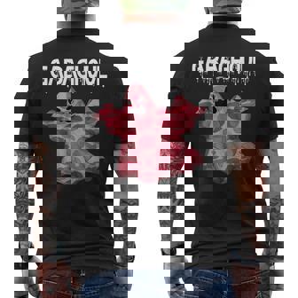 Gabaghoul Ghost Italian Halloween Gabagool Men's T-shirt Back Print | Mazezy