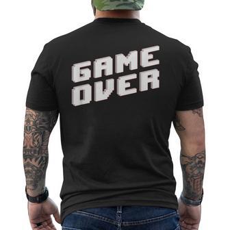 Game Over Ideo Game T Game Over T-Shirt mit Rückendruck - Geschenkecke