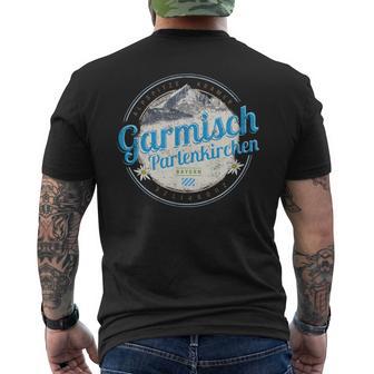 Garmisch Partenkirchen Bayern Alpen Deutschland Souvenir S T-Shirt mit Rückendruck - Geschenkecke