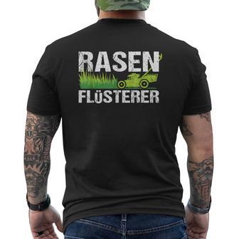 Gärtner Lawn Whisperer Garden Lawn Mower Place Keeper T-Shirt mit Rückendruck - Geschenkecke