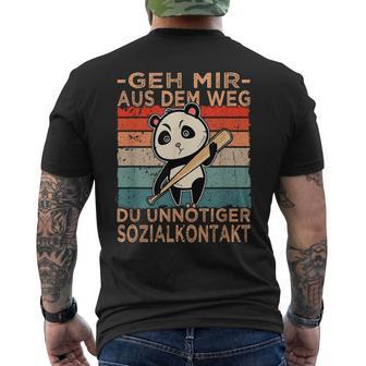 Geh Mir Aus Dem Weg Geh Mir S T-Shirt mit Rückendruck - Geschenkecke