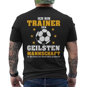 Geile Team Trainer Football Coach T-Shirt mit Rückendruck - Geschenkecke