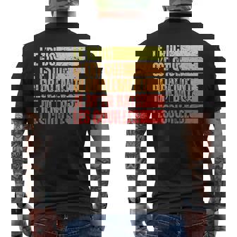 Globalement Je M'en Bats Les Couilles Humourintage T-shirt imprimé au dos - Cadeauxyz