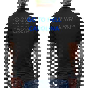 Go To Hell Carolina Gthc Basketball Men's T-shirt Back Print - Monsterry