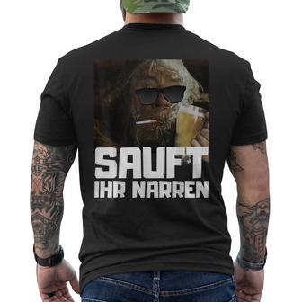 Gönndalf Sauft Ihr Narren T-Shirt mit Rückendruck - Geschenkecke