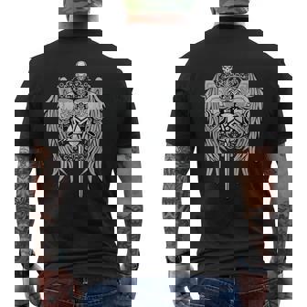 Good And Evil Men's Back Print T-Shirt - Monsterry