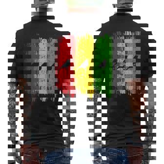 Good Rastafari Music Vibes Only Rasta Jamaika Reggae Men's T-shirt Back Print - Monsterry