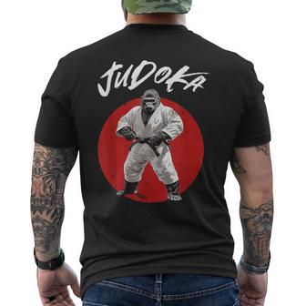 Gorilla Judoka Judo T-Shirt mit Rückendruck - Geschenkecke