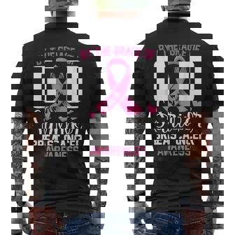 By The Grace God I'm A Survivor Breast Cancer Survivor Men's T-shirt Back Print - Thegiftio