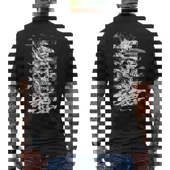 Graffiti De La Costa Este Calavera Hip Hop Arte Callejero Camiseta Hombre Estampado Espalda - Regaloses