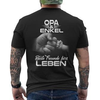 Grandpa & Grandson Best Friends Fürs Leben Partner Look Grandpa Grandson T-Shirt mit Rückendruck - Geschenkecke