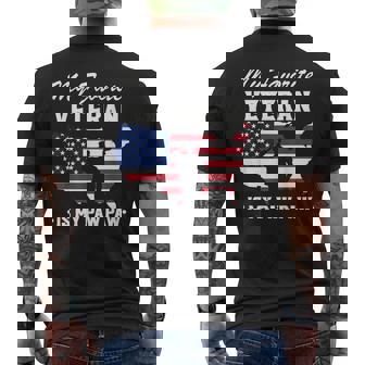 Grandpa Veterans Day My Favorite Veteran Is My Paw Paw Men's T-shirt Back Print | Seseable UK