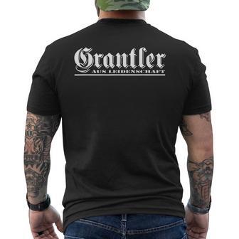 Grantler Aus Leidenschaft Lifestyle Bavarian Gaudi T-Shirt mit Rückendruck - Geschenkecke