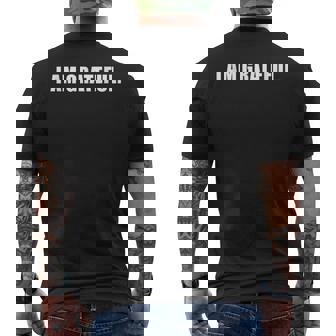 I Am Grateful Religion Motivational Christian Men's Back Print T-Shirt - Monsterry