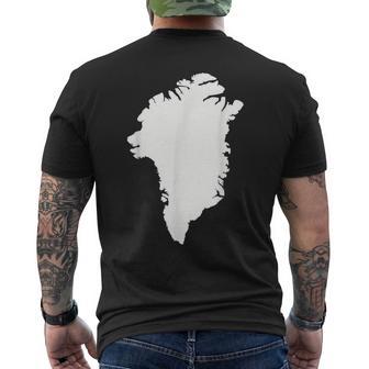 Greenland Map T-Shirt mit Rückendruck - Geschenkecke