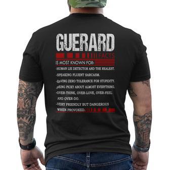 Guerard Name Facts Last Name Guerard Name Facts Family Name Men's T-shirt Back Print | Seseable UK