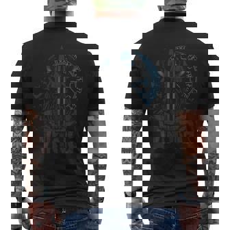 Guerreroikingo Espadaalhalla Runas Brújula Nórdica Manga Larga Camiseta Hombre Estampado Espalda - Regaloses