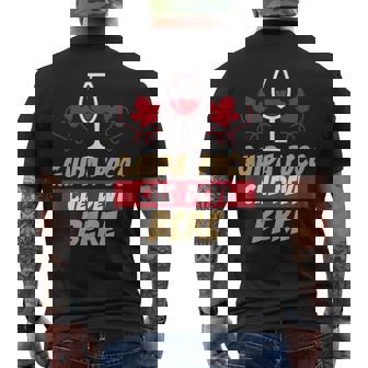 Guida Poco Che Devi Bere Scherzo Divertente Ironico T-shirt da uomo con stampa posteriore - Novitaregali