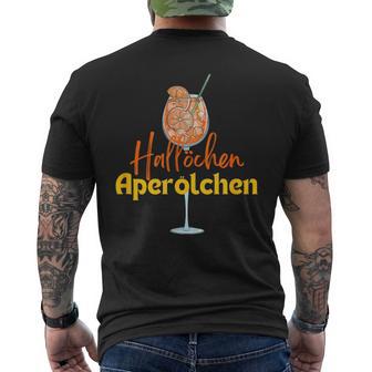 Hallöchen Aperölchen Spritz Party Fancy Dress T-Shirt mit Rückendruck - Geschenkecke