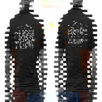 Halloween Physical Therapy Skeleton Pediatric Pt Pta Dpt Men's T-shirt Back Print - Thegiftio UK
