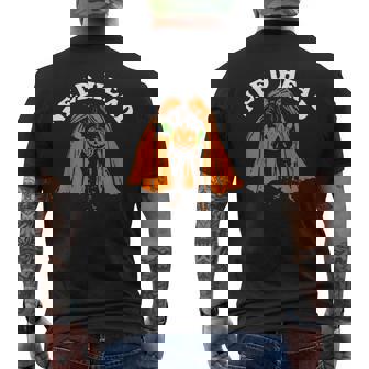 Halloween Pumpkin Man Need Head Costume Party Men's T-shirt Back Print - Thegiftio UK