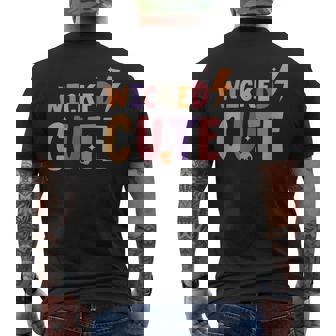 Halloween Wicked Cute October 31 Pink Men's Back Print T-Shirt - Monsterry