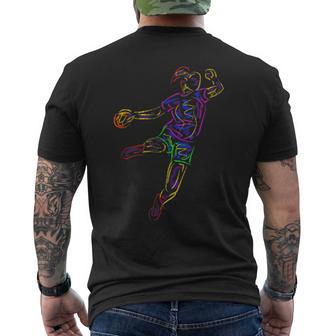 Handball Player Handball T-Shirt mit Rückendruck - Geschenkecke