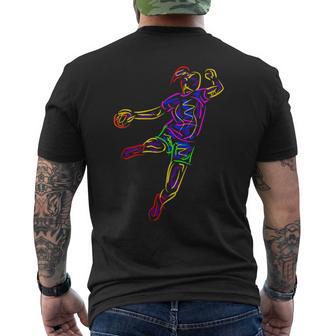 Handballer Handball Athletes Handball T-Shirt mit Rückendruck - Geschenkecke