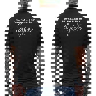 How Hard Can It Be Boys Do It Men's T-shirt Back Print - Monsterry