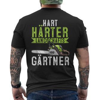 Hard Hardener Landscapers Gardening T-Shirt mit Rückendruck - Geschenkecke